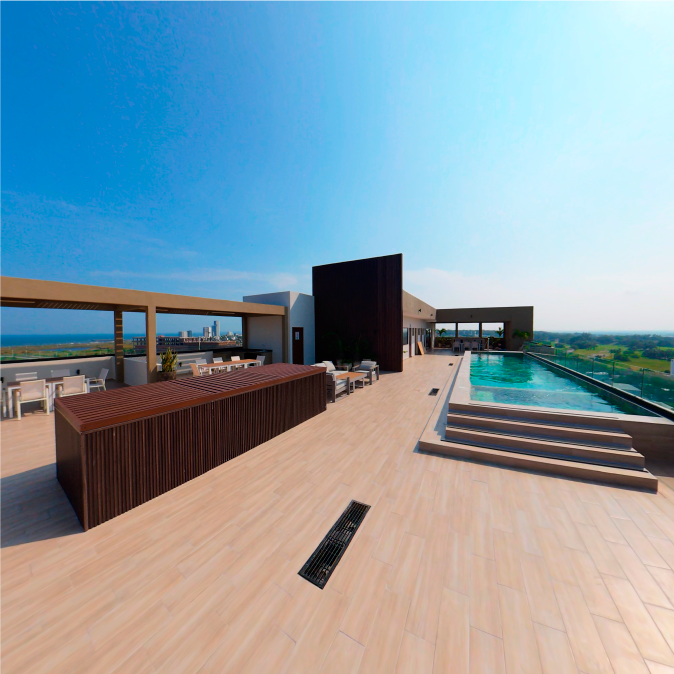 Alberca & Rooftop Panorámico